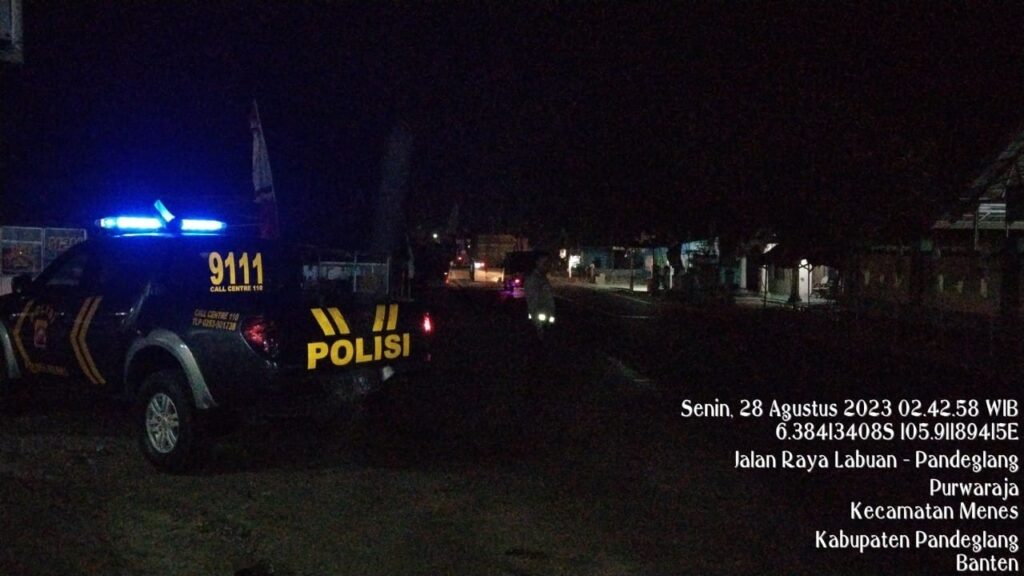 Ditongkrongin Polsek Menes Tiap Malam, Jalanan Saketi - Menes Steril Dari Balap Liar 4 WhatsApp Image 2023 08 28 at 10.41.07