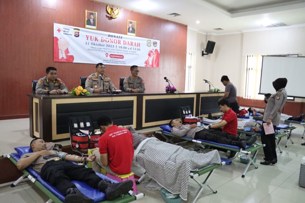 Wujudkan Kepedulian Sosial, Sespimma Polri Angkatan 70 T.A 2023 Bersama Polres Pandeglang Gelar Donor Darah 10 WhatsApp Image 2023 11 01 at 11.20.49