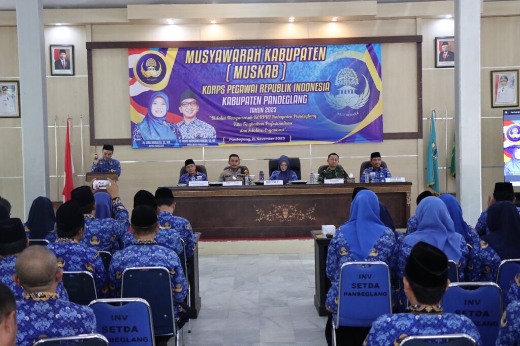 Kapolres Pandeglang Hadiri Musyawarah Kabupaten KORPRI untuk Meningkatkan Kesejahteraan Anggota 8 WhatsApp Image 2023 11 21 at 15.24.45
