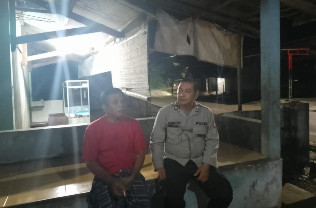 Pimpin Patroli Dialogis, Kanit Samapta Polsek Angsana Polres Pandeglang Sambangi Pemuda Cegah Tawuran 2 IMG 20240602 WA0060