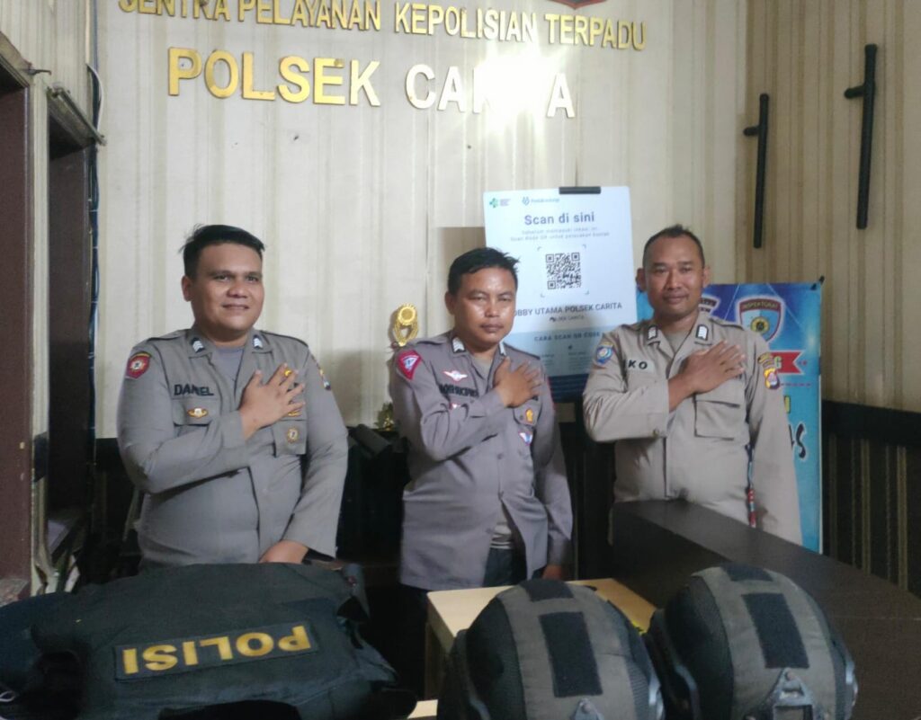 Personil Polsek Carita Siaga Mako untuk Menjamin Keamanan Wilayah 6 WhatsApp Image 2024 07 20 at 05.50.32