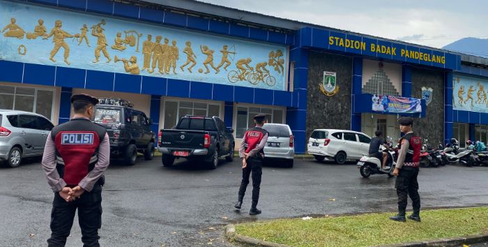Sat Samapta Polres Pandeglang Gelar Patroli untuk Cegah Aksi Balap Liar di Stadion Badak 9 SB