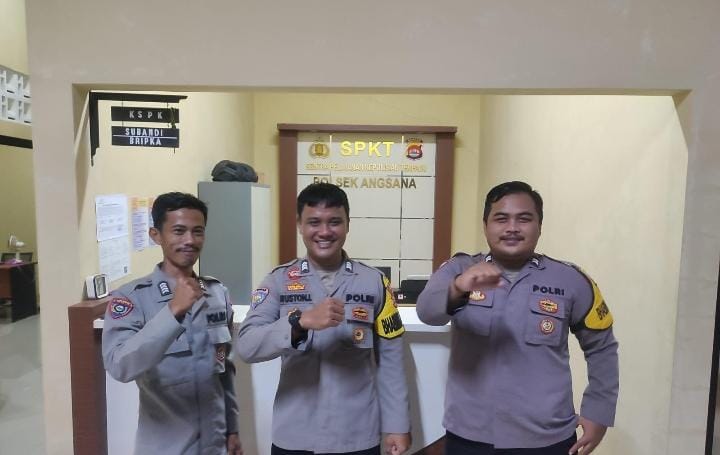Anggota Piket Polsek Angsana Laksanakan Siaga Mako 3 WhatsApp Image 2024 08 04 at 22.34.01